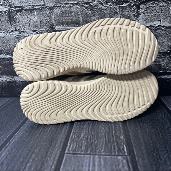 Adidas Cloudfoam Running Shoes HWI 28Y001 Size 8 Women’s Off White/silver - Picture 10 of 11